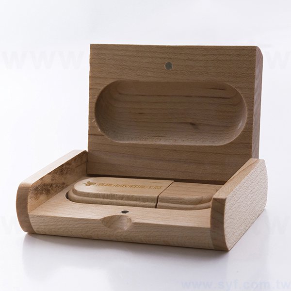 環保隨身碟-原木禮贈品USB可加購掀蓋式木盒-帽蓋木質隨身碟-客製隨身碟容量-工廠客製化印刷推薦禮品-7